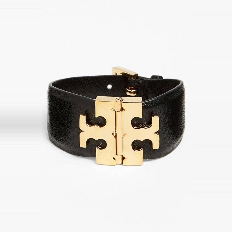 托里伯奇 tory burch 女式手链 black gold q00078990 one size