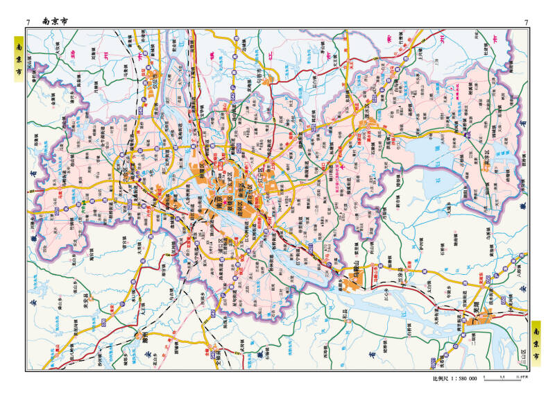 中国分省系列地图册:江苏省地图册