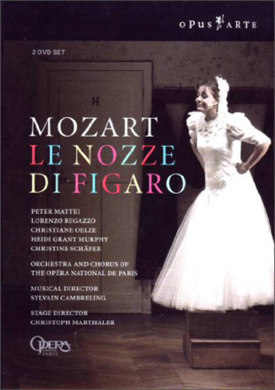进口cd 莫扎特:费加罗的婚礼(巴黎歌剧院 2006)(2dvd)