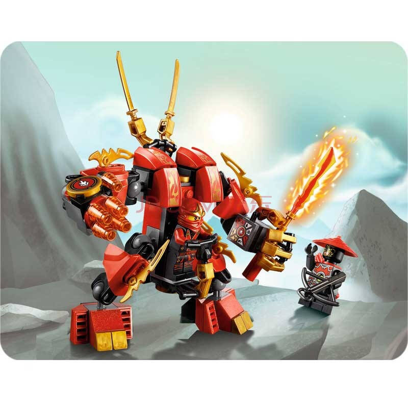 lego乐高积木玩具 忍者ninjago 凯的火焰机甲 l70500