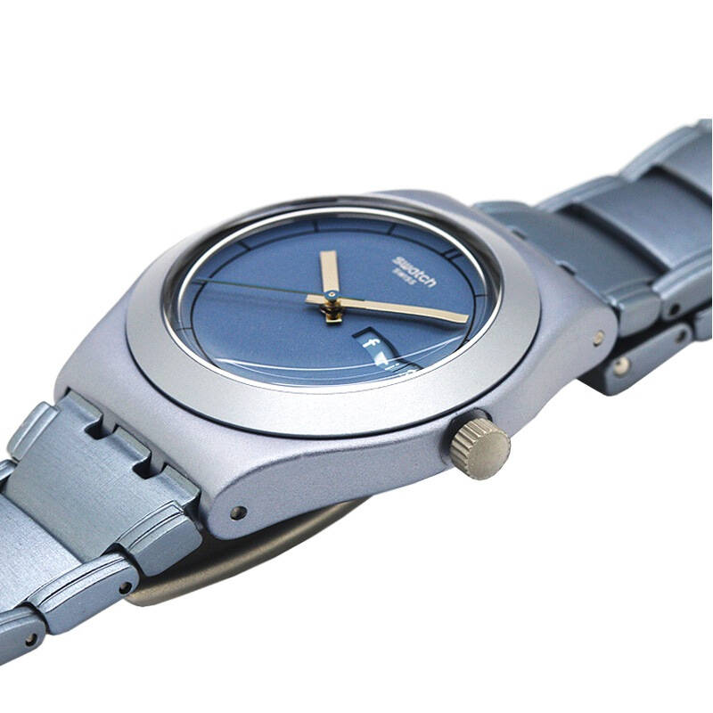 斯沃琪(swatch)手表 金属中盘系列石英女士手表海洋之子ylm7000ag