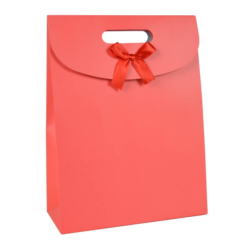 时尚礼品袋 小清新纸袋回礼物纸质包装袋 翻盖纸袋 大号240×105×320