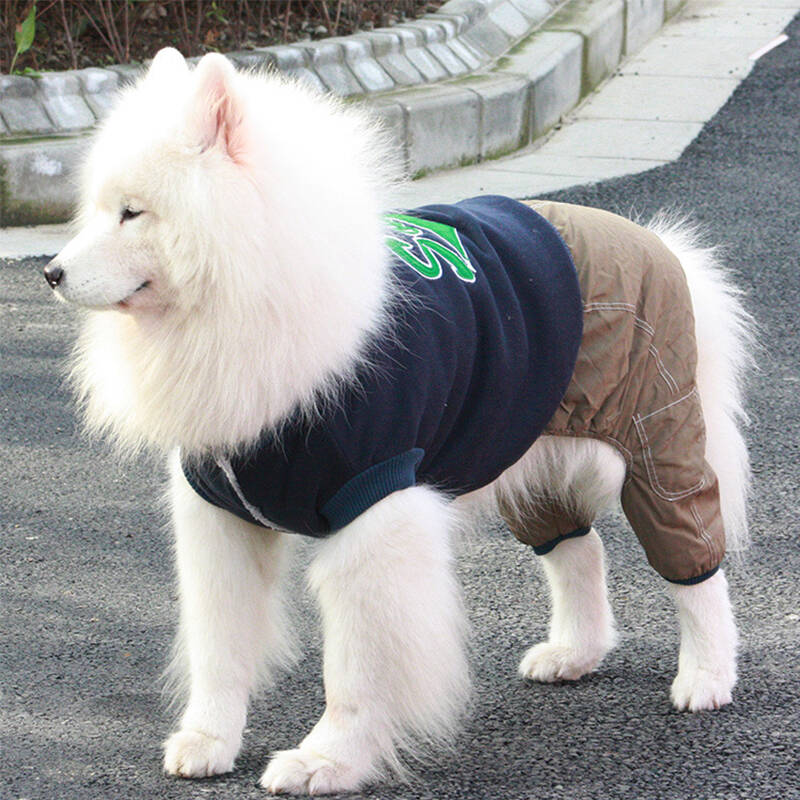 新款 大型犬衣服 宠物狗狗衣服 大狗秋冬装 金毛萨摩