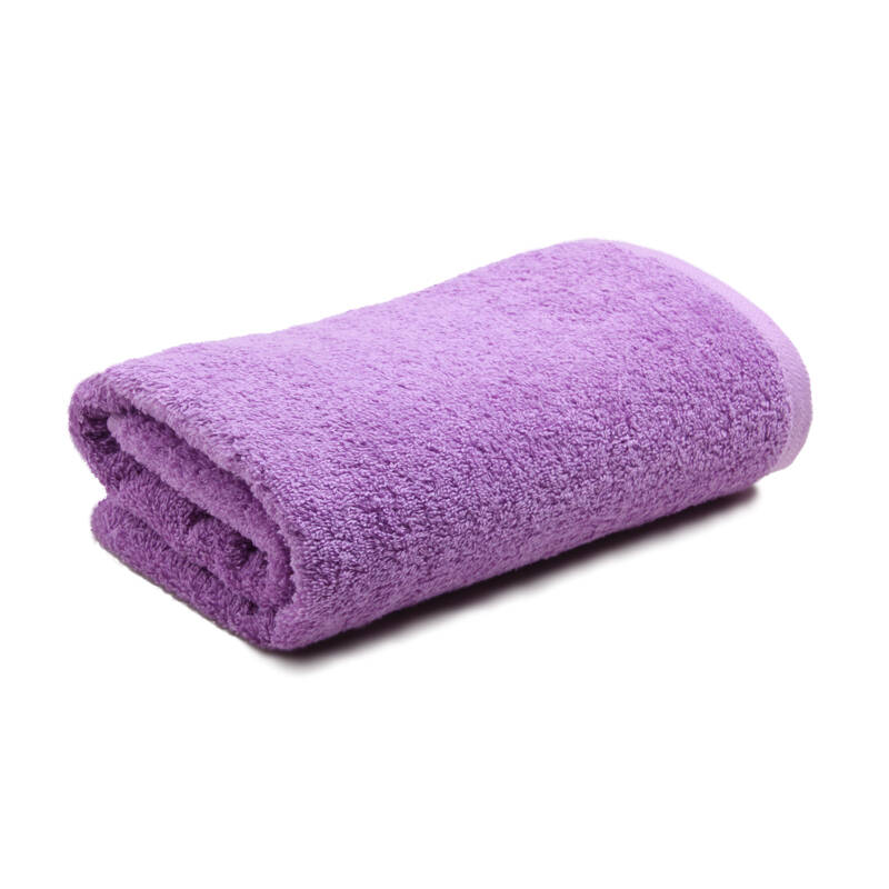 优点家纺 jd43小浴巾 纯棉素色浴巾 儿童浴巾 厚实 吸水 健康 紫色