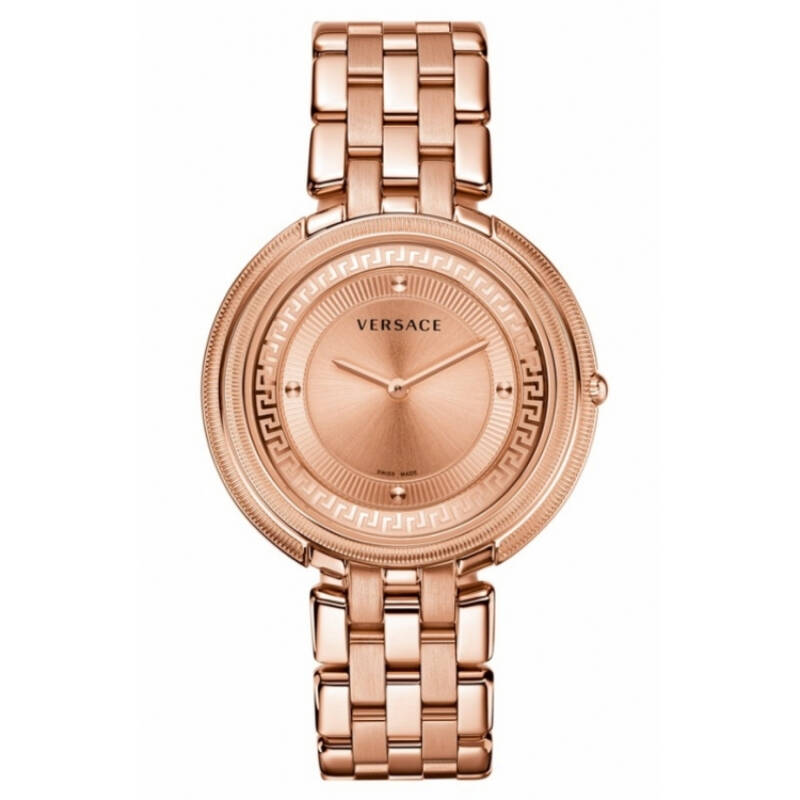 范思哲 versace 女式合金带手表 rose gold q00114838 one size