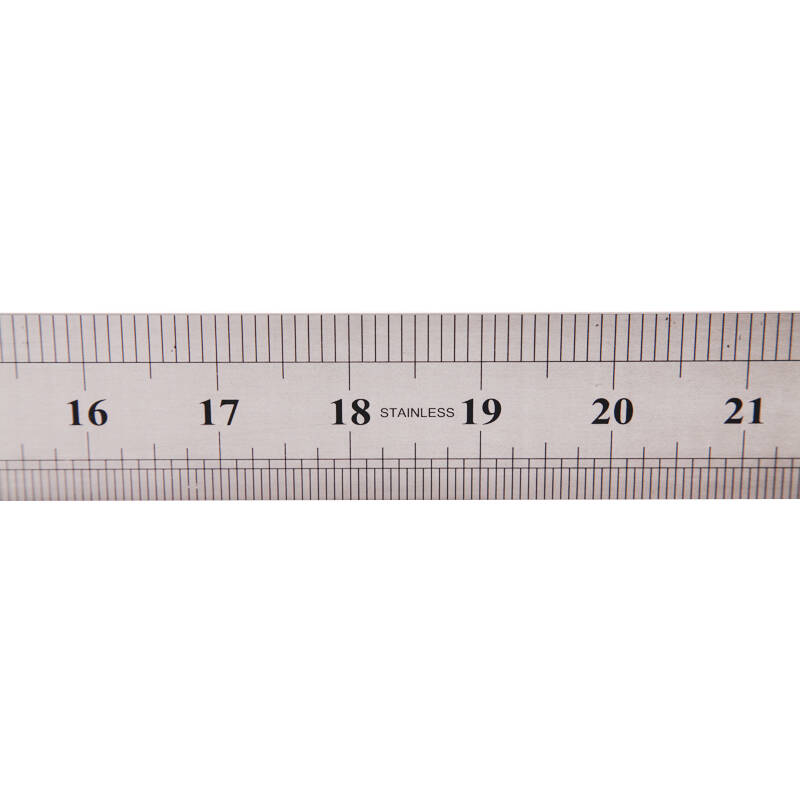新越昌晖不锈钢直尺 钢板尺 刻度尺 测量工具 长50cm*宽3.8cm