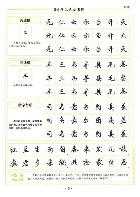 墨点字帖·书法等级考试教程:行楷