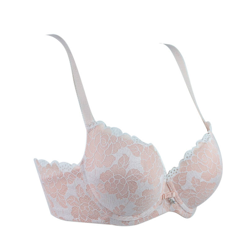 安莉芳内衣3/4上薄下厚杯聚拢上托宽侧比调整文胸eb1664 pnk_粉红 75a