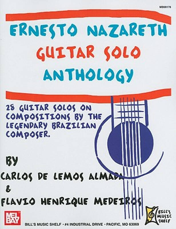 【预订】ernesto nazareth guitar solo anthology