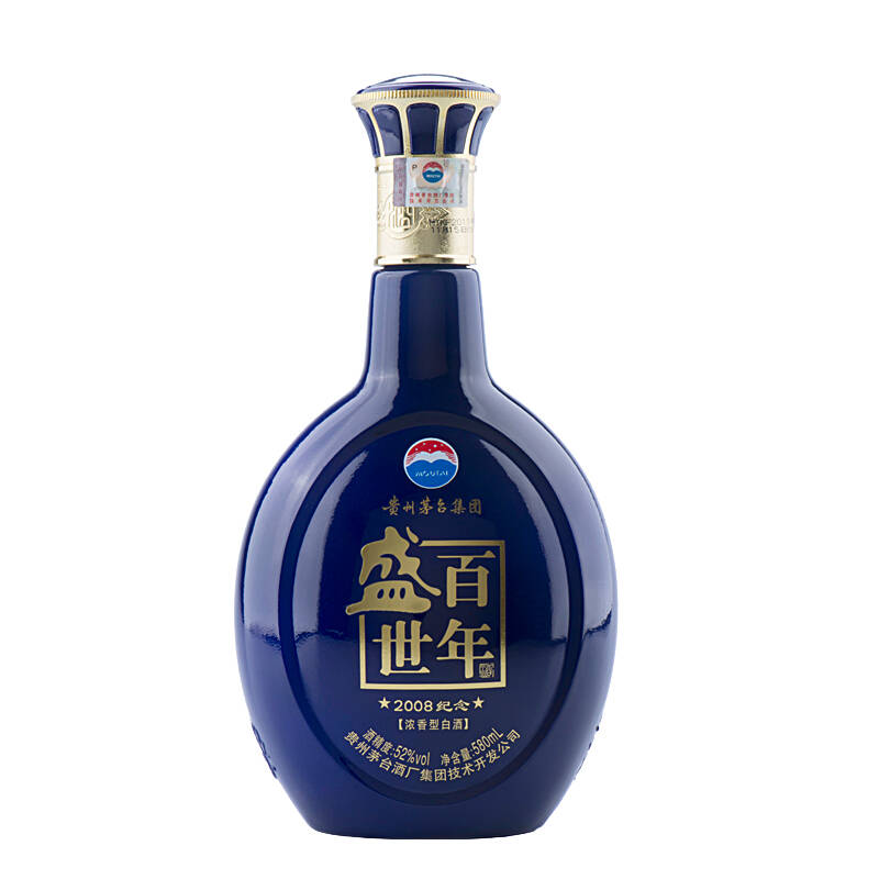 贵州茅台集团百年盛世 2008纪念白酒浓香型52度580ml