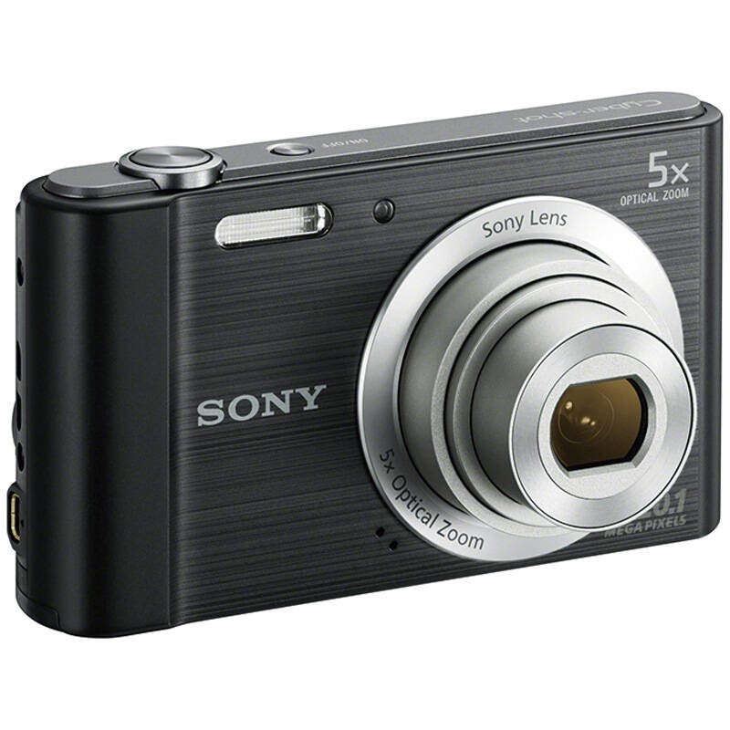 索尼(sony) dsc-w800 数码相机 黑色(2010万像素 5倍光学变焦 2.