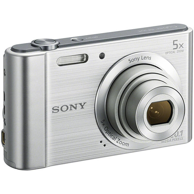 索尼(sony) dsc-w800 数码相机 银色(2010万像素 5倍光学变焦 2.