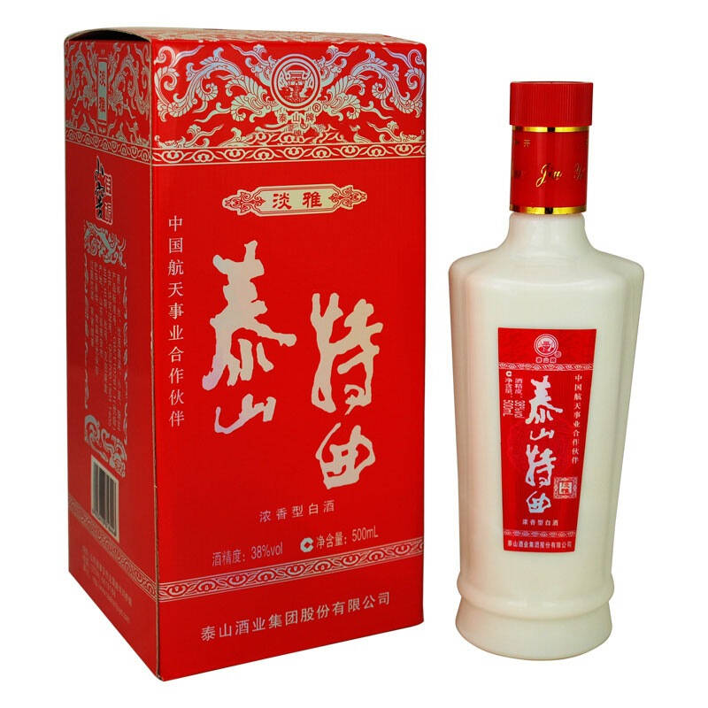 泰山特曲淡雅38度500ml