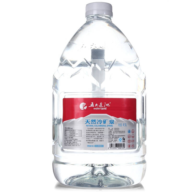 五大连池 天然冷矿泉水4.5l