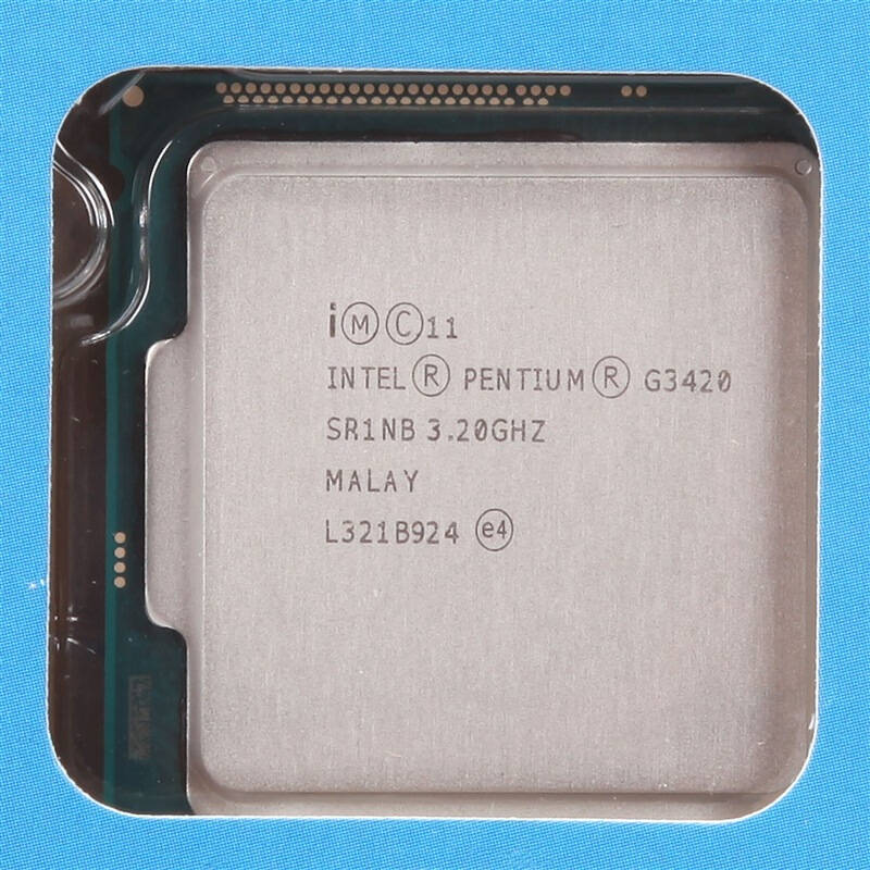 英特尔(intel) 奔腾双核 g3420 haswell 盒装cpu处理器 (lga1150/3.