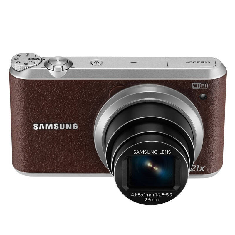 三星(samsung wb350f 数码相机 棕色(1630万像素 3英寸触摸屏 21倍