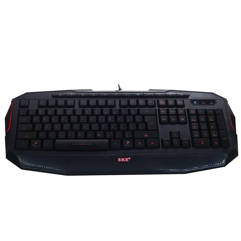 ske s-k7 双色背光键盘 黑色