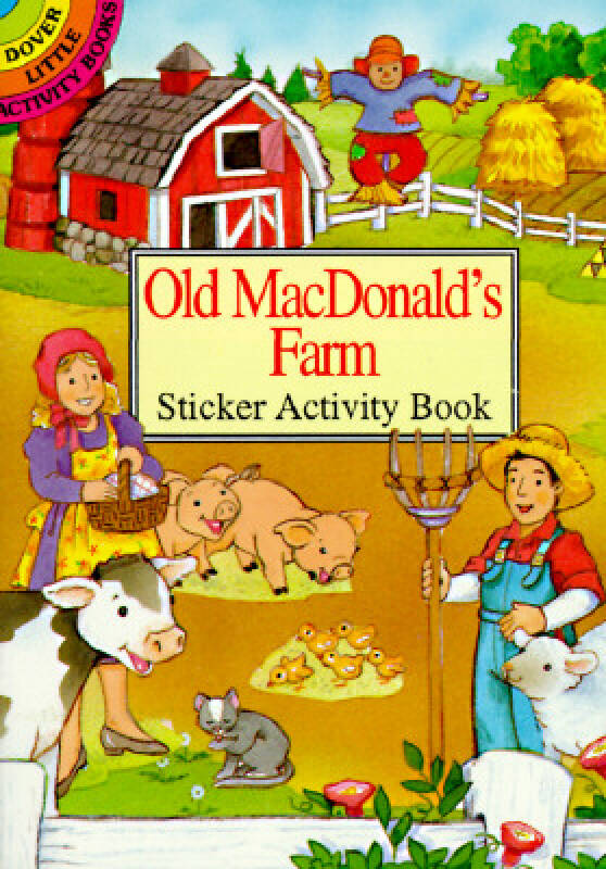 old macdonald"s farm sticker activity book 自营