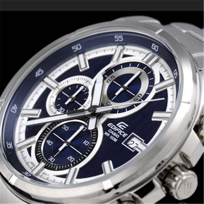 【全国联保】卡西欧(casio)男表 ef系列三眼赛车石英运动计时手表 efr