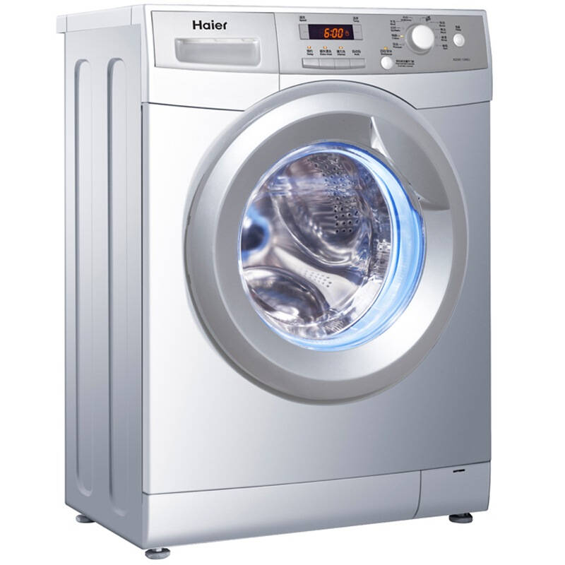 海尔(haier) xqg60-10866j 6公斤1000转滚筒洗衣机(银灰色)