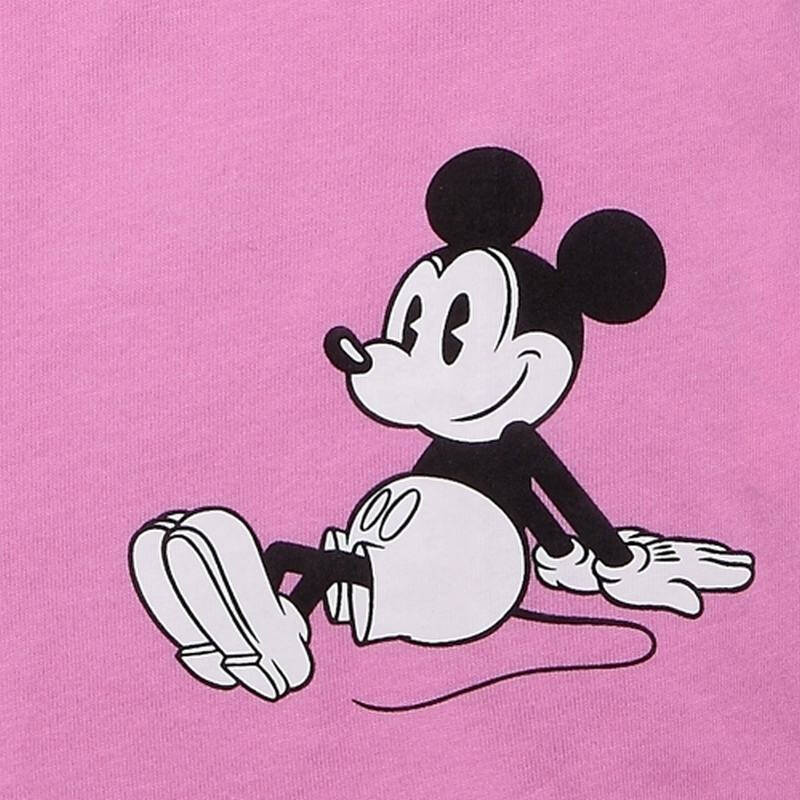 【清仓】迪士尼/disney minnie米妮女童纯棉针织圆领蝴蝶结t恤 粉色