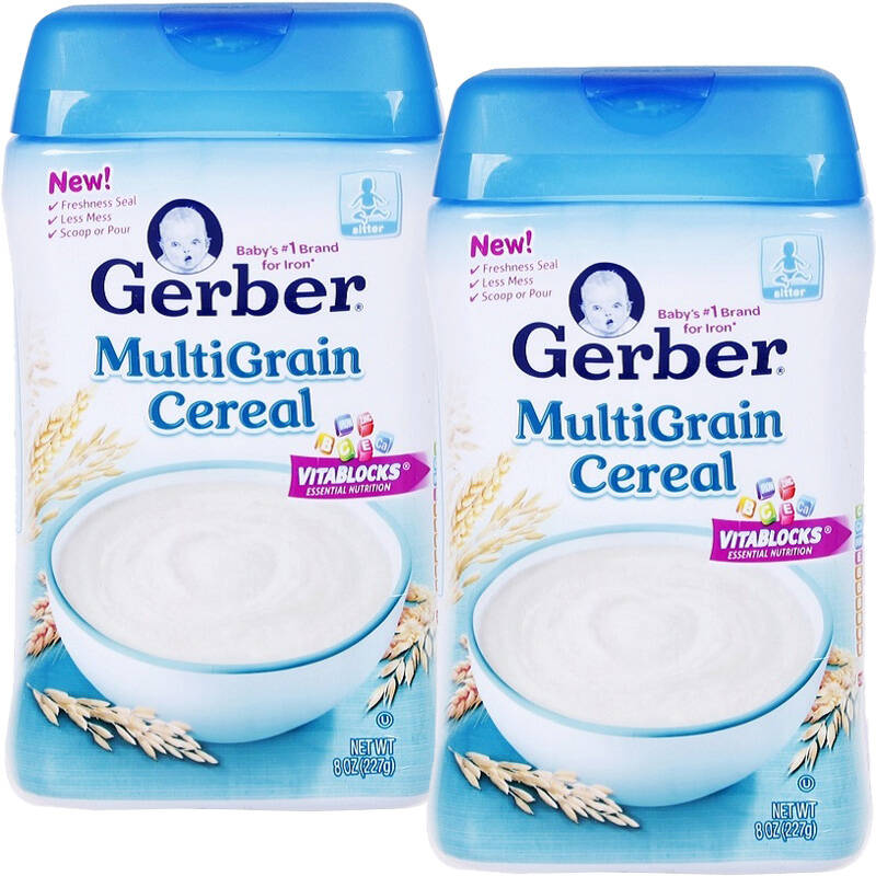 美国原装gerber嘉宝米粉 进口婴儿辅食宝宝