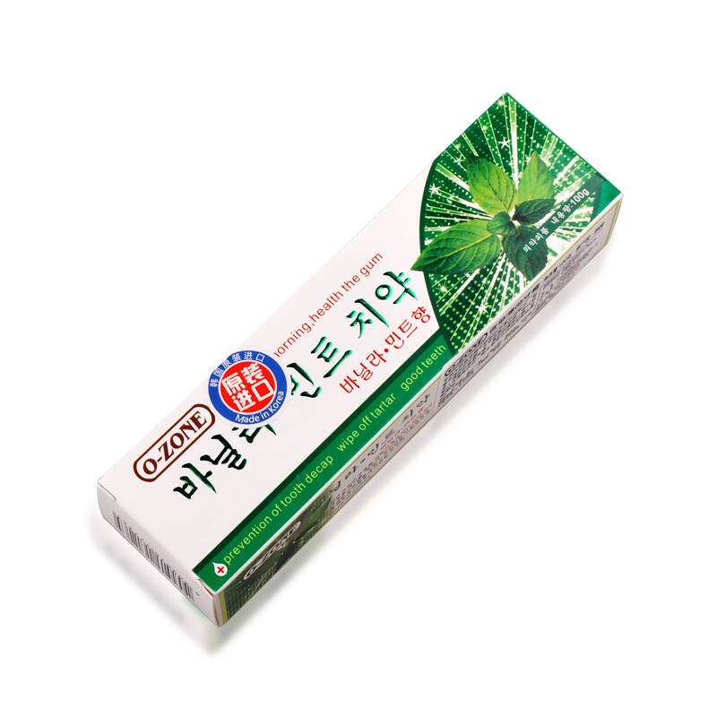 欧志姆/ozone 韩国进口牙膏100g 香草薄荷