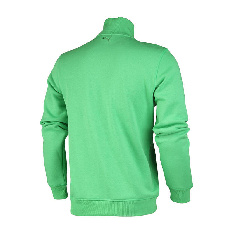 彪马puma断xl/码生活男装针织立领开衫外套运动服82788007 绿色 xl