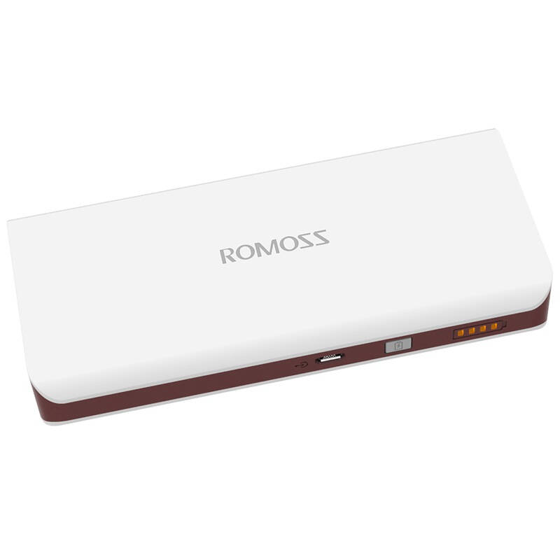 自营 罗马仕(romoss) sense 4 咖啡色 10400mah 大容量移动电源 双usb