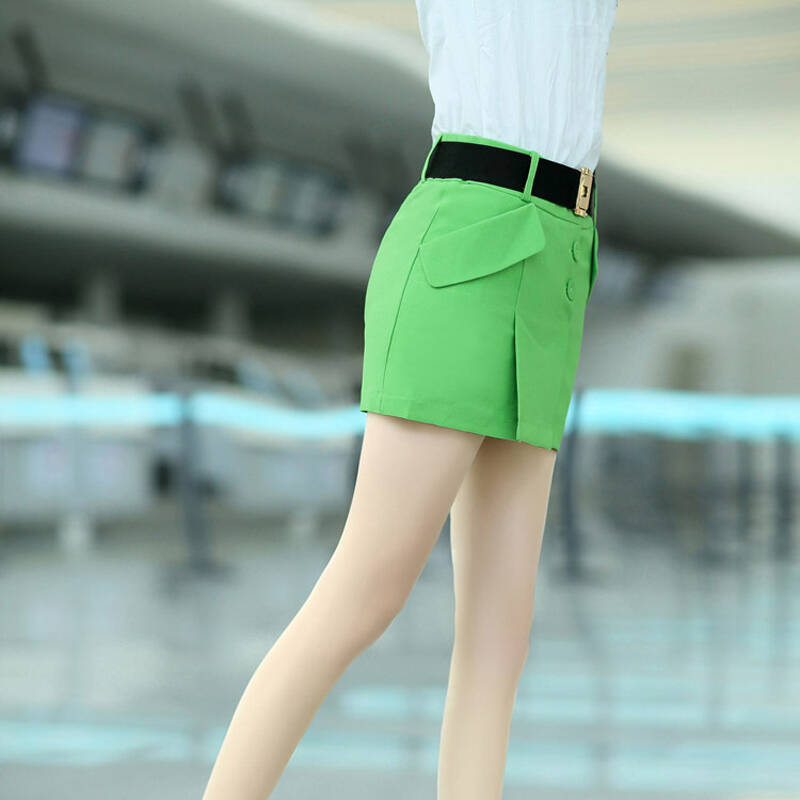 娜美莎琪可货到付款送腰带裤裙短裙 一步裙超短裙包臀裙韩版西装裙yjh