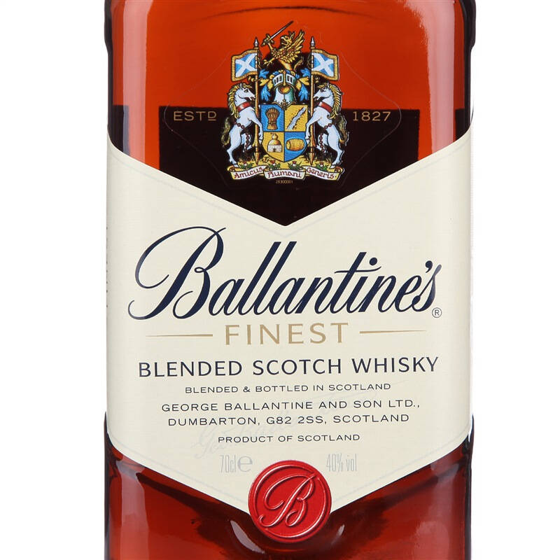 百龄坛(ballantine) 特醇 苏格兰威士忌 700ml 绅士随行装