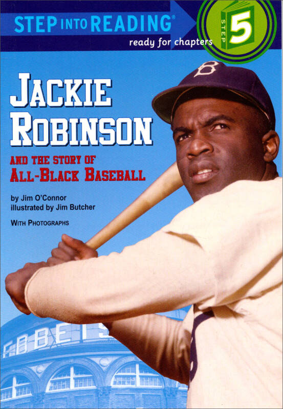 step into reading jackie robinson 棒球手杰克罗宾逊 京东自营