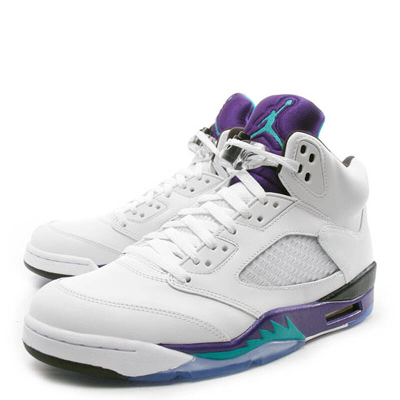 air jordan 5 retro gs aj5 gs 乔5紫葡萄 440888-108