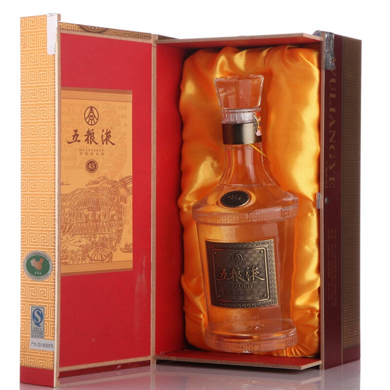 五粮液45度酒金500ml