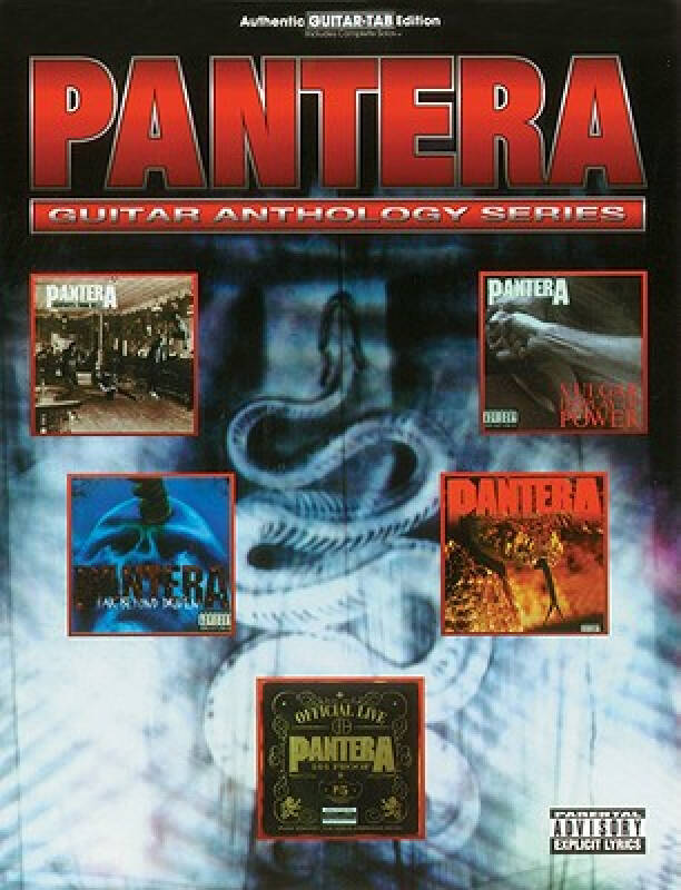 【预订】pantera -- guitar anthology: authentic