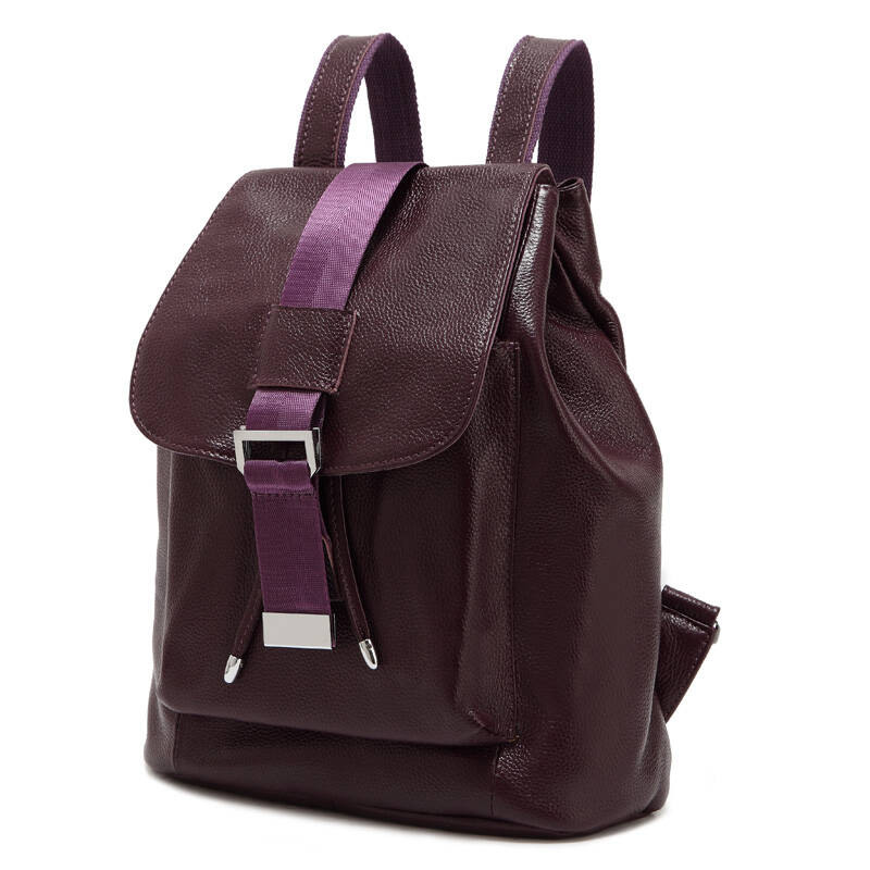 京东妮trip-easy 新款气质 皮包 背包 女士双肩包 头层牛皮旅行书包