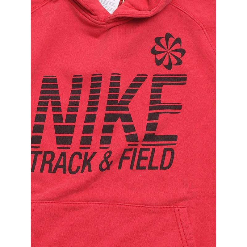 耐克nikegq 生活logo纯棉男装卫衣运动服503446-604 挑战红 黑 m