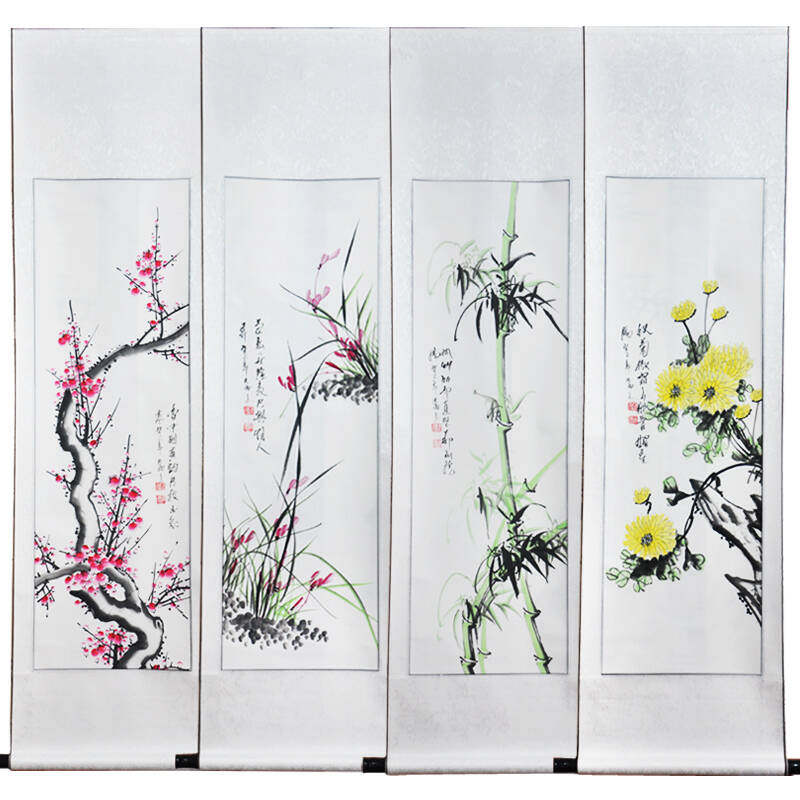 客厅装饰挂画 玄关画 油画 背景墙壁画 国画字画 书画山水画 梅兰竹菊