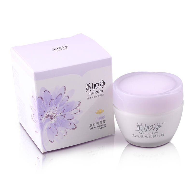 美加净 白睡莲水嫩美白霜80g 面霜 滋润肌肤美白去黄