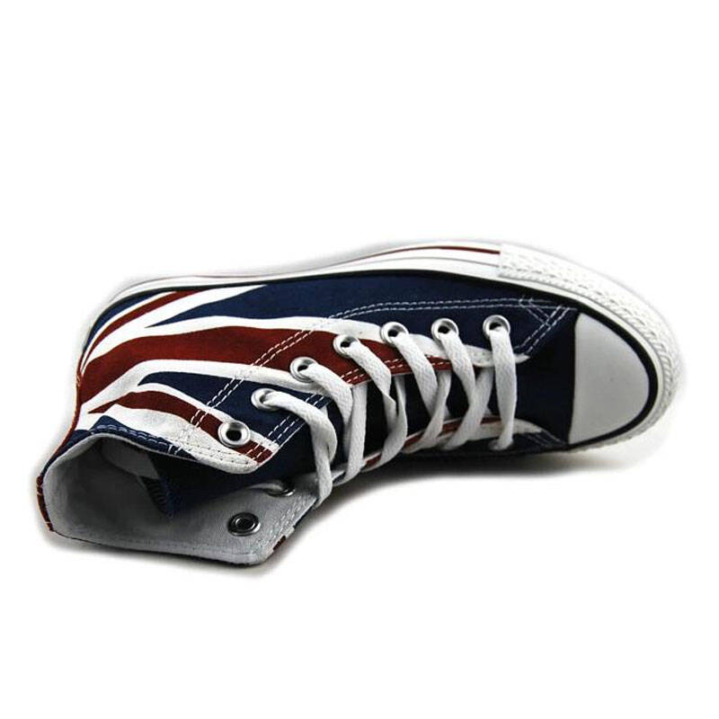 匡威converse 2014新款男鞋女鞋英国国旗高帮帆布鞋 138449c 138449c