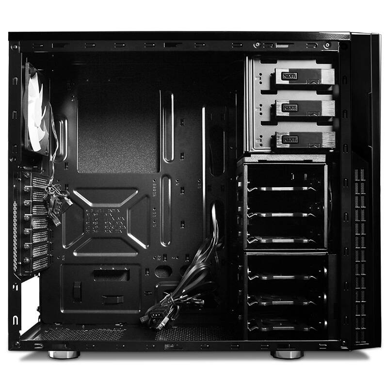 恩杰(nzxt)h230 黑色 中塔式机箱(标配风扇/免工具/支持长显卡/防尘