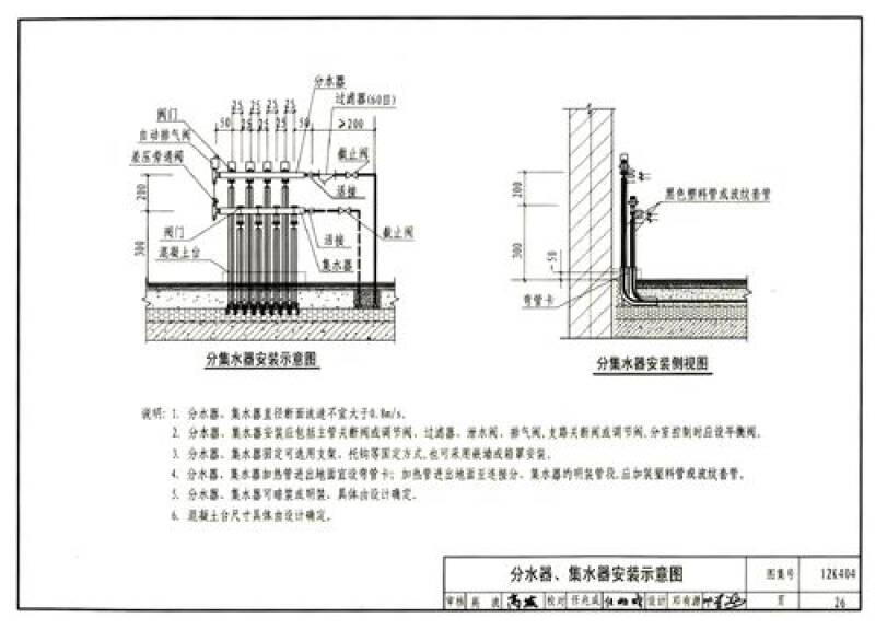 国家建筑标准设计图集(12k404·代替03k404,03(05)k404):地面辐射供暖