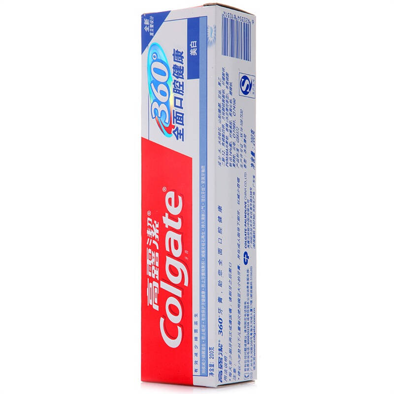 高露洁(colgate) 360°全面口腔健康 牙膏 200g (健康美白)