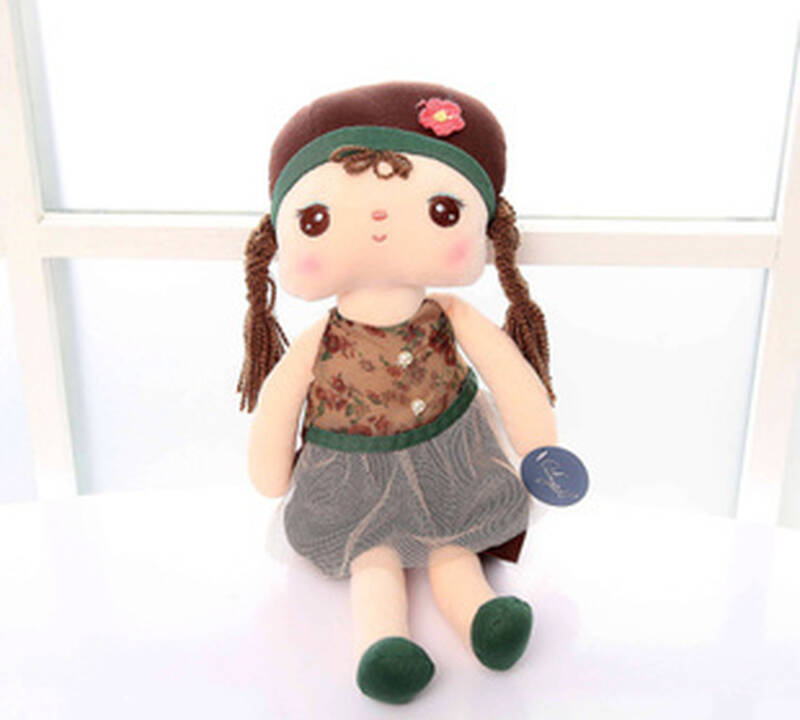 iloop安吉拉女孩玩偶毛绒玩具布娃娃儿童生日节日礼物