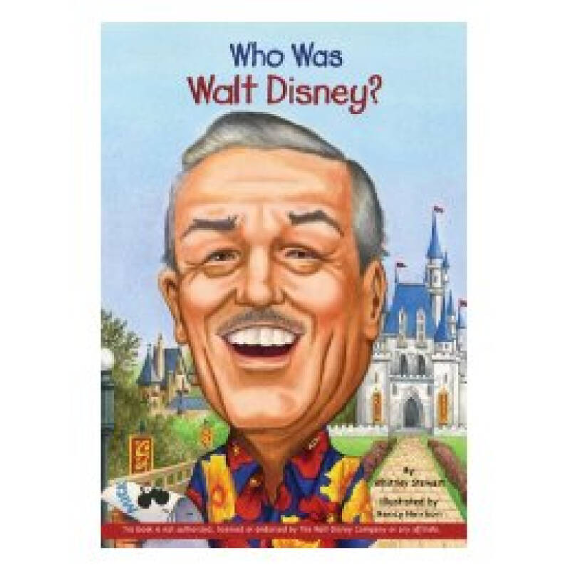 英文原版who was walt disney?迪斯尼是谁?