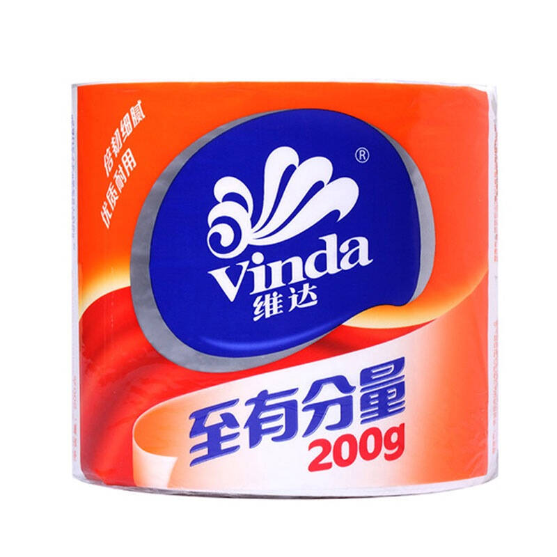 【京东超市】维达(vinda) 卫生纸 至有分量 卷纸3层200g*10卷