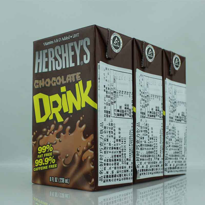 美国进口 好时(hershey"s)巧克力奶饮品236ml*1