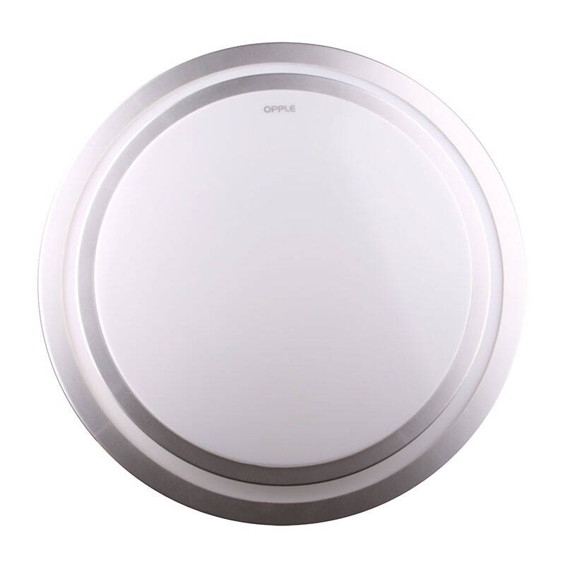 欧普(opple) led吸顶灯 经典简约朗月银灰卧室书房吸顶灯具-mx350-d0.