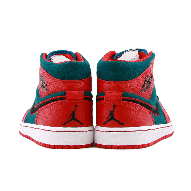 乔丹/air jordan aj1 mid gucci 633206-608 圣诞配色 红色608 45