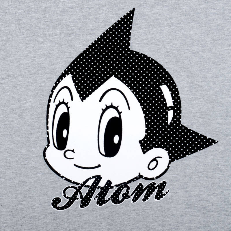 铁臂阿童木(astro boy)女款情侣装 班尼路旗下头型圆点植绒印花限量版